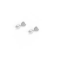ear-rings woman jewellery 4US Cesare Paciotti Heart And Pearl 4UOR2610W