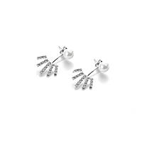 ear-rings woman jewellery 4US Cesare Paciotti Pearls And Zircons 4UOR3431W