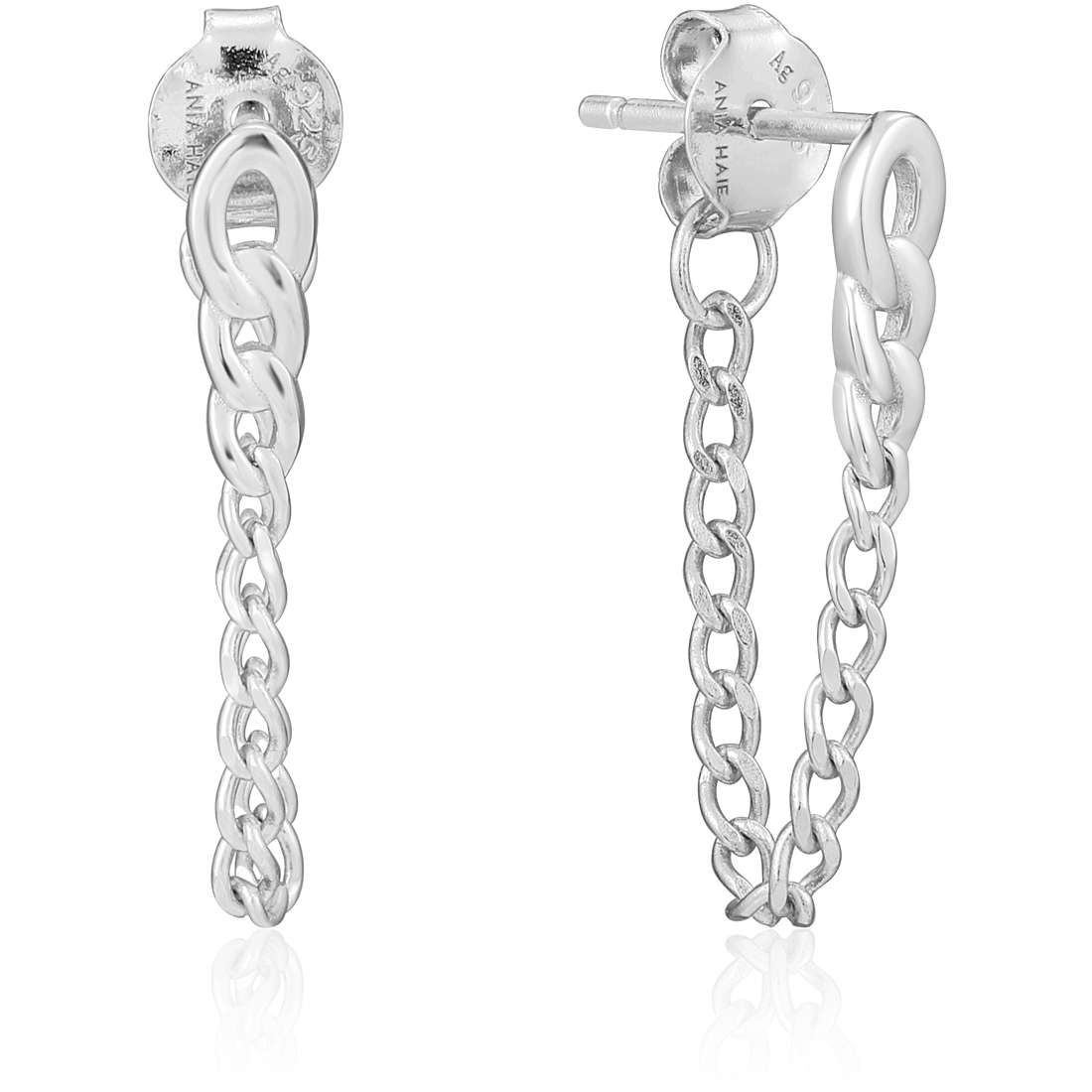 ear-rings woman jewellery Ania Haie Chain Reaction E021-03H