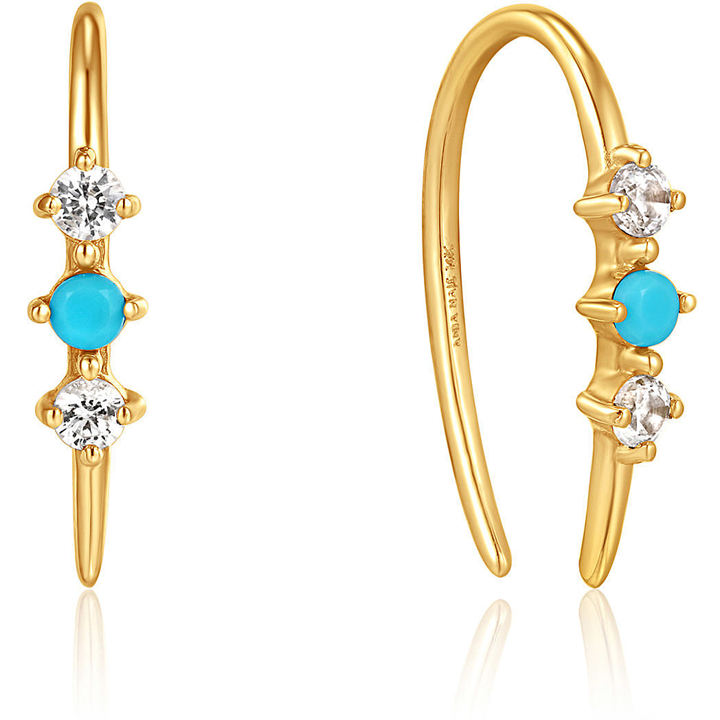 ear-rings woman jewellery Ania Haie Gold Collection EAU001-12YG