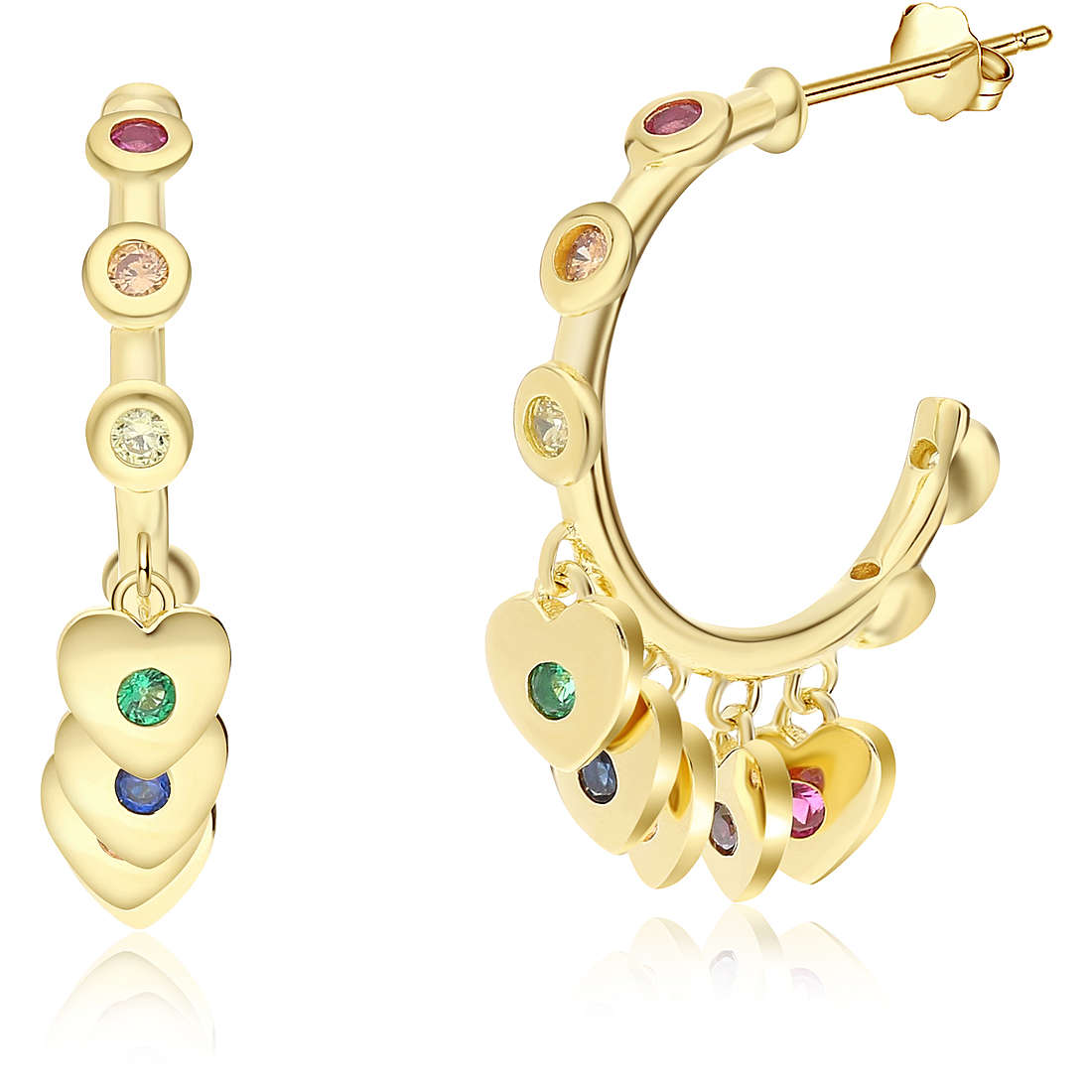 ear-rings woman jewellery GioiaPura GYOARZ0642-ML