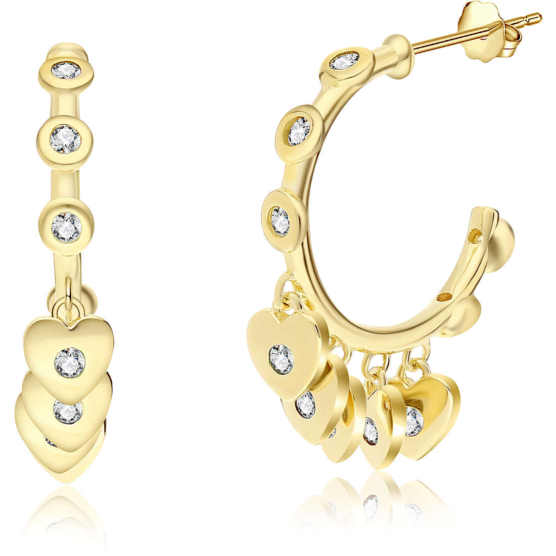 ear-rings woman jewellery GioiaPura GYOARZ0642-W