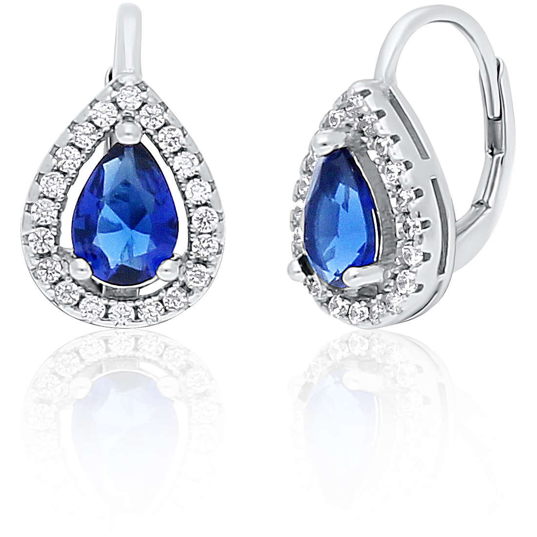 ear-rings woman jewellery GioiaPura INS017OR014RHBL