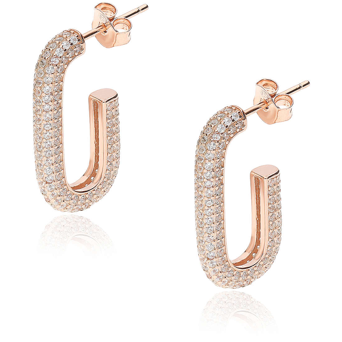 ear-rings woman jewellery GioiaPura INS028OR724RSWH
