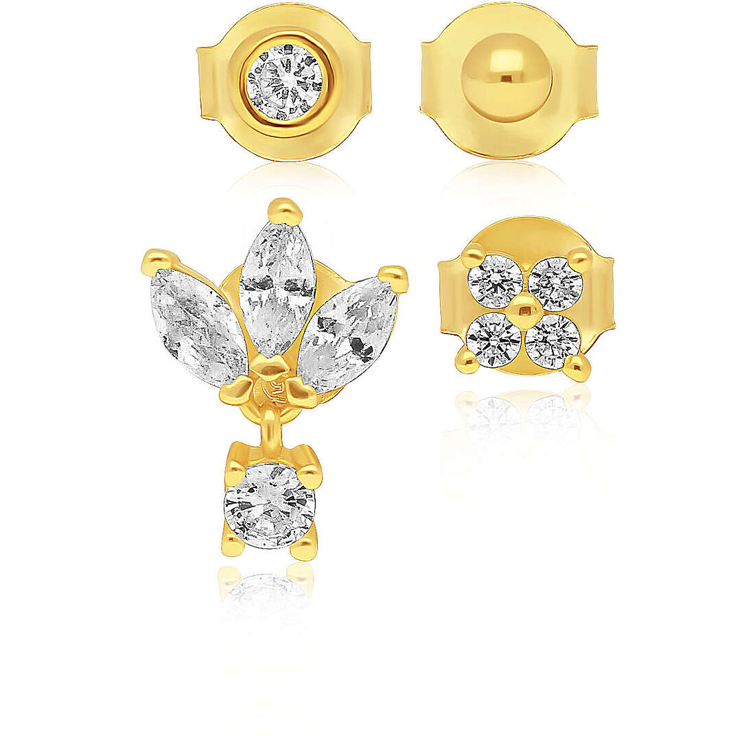 ear-rings woman jewellery GioiaPura INSKITOR003PLWH