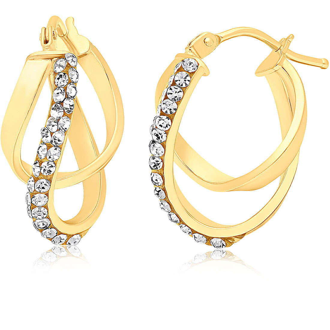 ear-rings woman jewellery GioiaPura Oro 750 GP-S148006