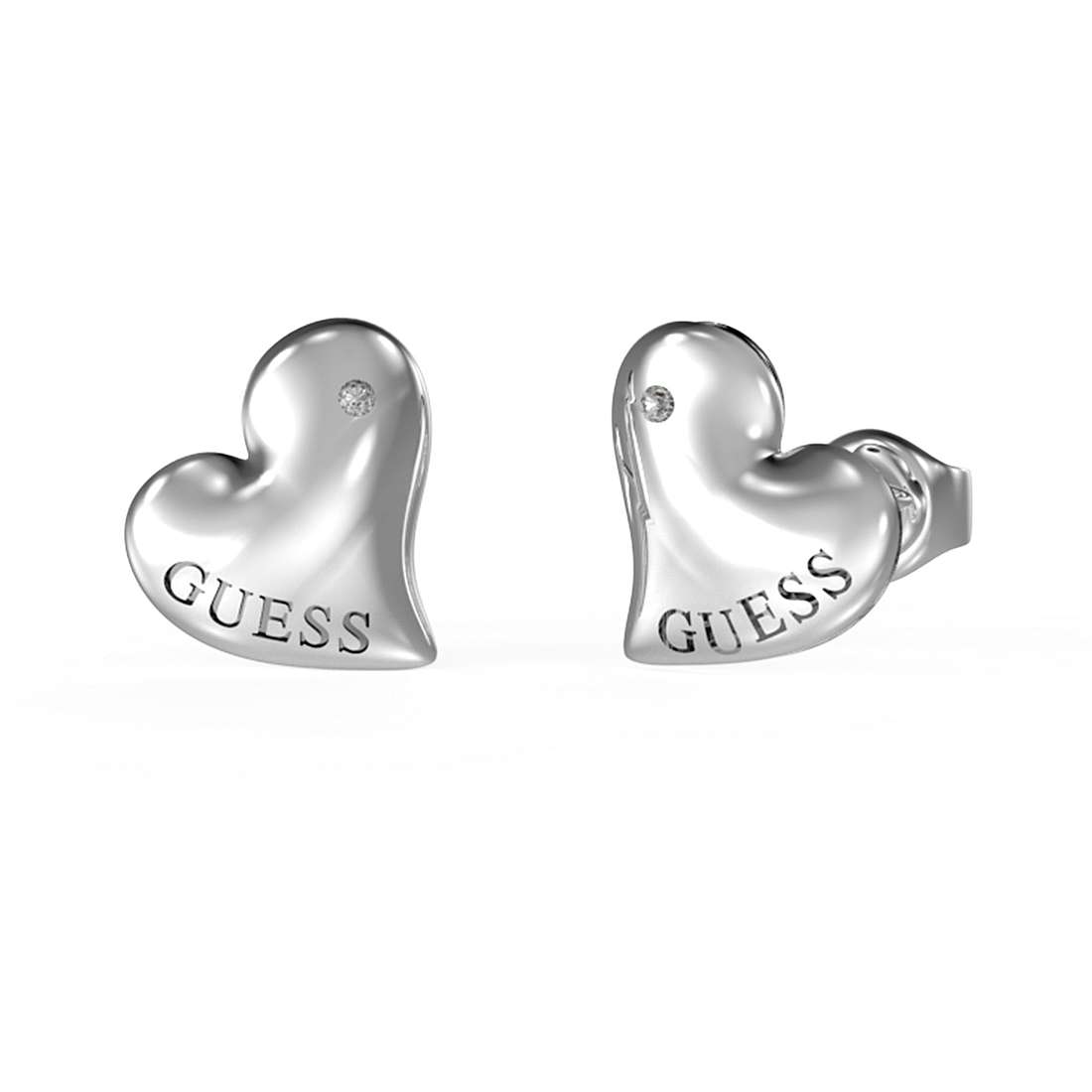 ear-rings woman jewellery Guess Fluid HeartU JUBE02303JWRHT/U