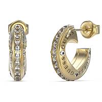 ear-rings woman jewellery Guess Rolling Hearts JUBE03347JWYG