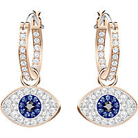 ear-rings woman jewellery Swarovski Duo Evil Eye 5425857