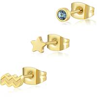 ear-rings woman zodiac sign Aquarius Sagapò jewel Click SCK206