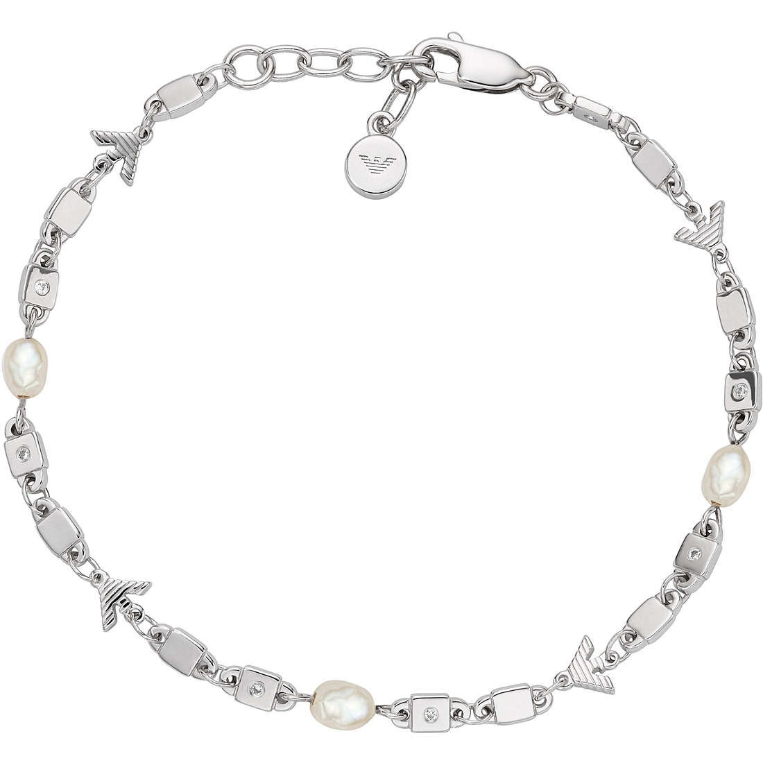 Emporio Armani bracelet woman Bracelet with 925 Silver Charms/Beads jewel EG3474040
