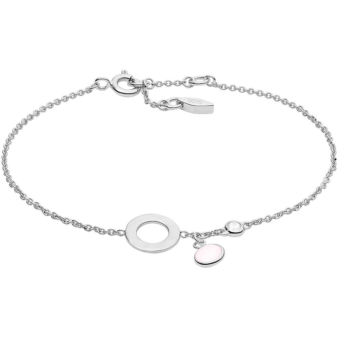 Fossil Spring 2020 bracelet woman Bracelet with 925 Silver Charms/Beads jewel JFS00496040