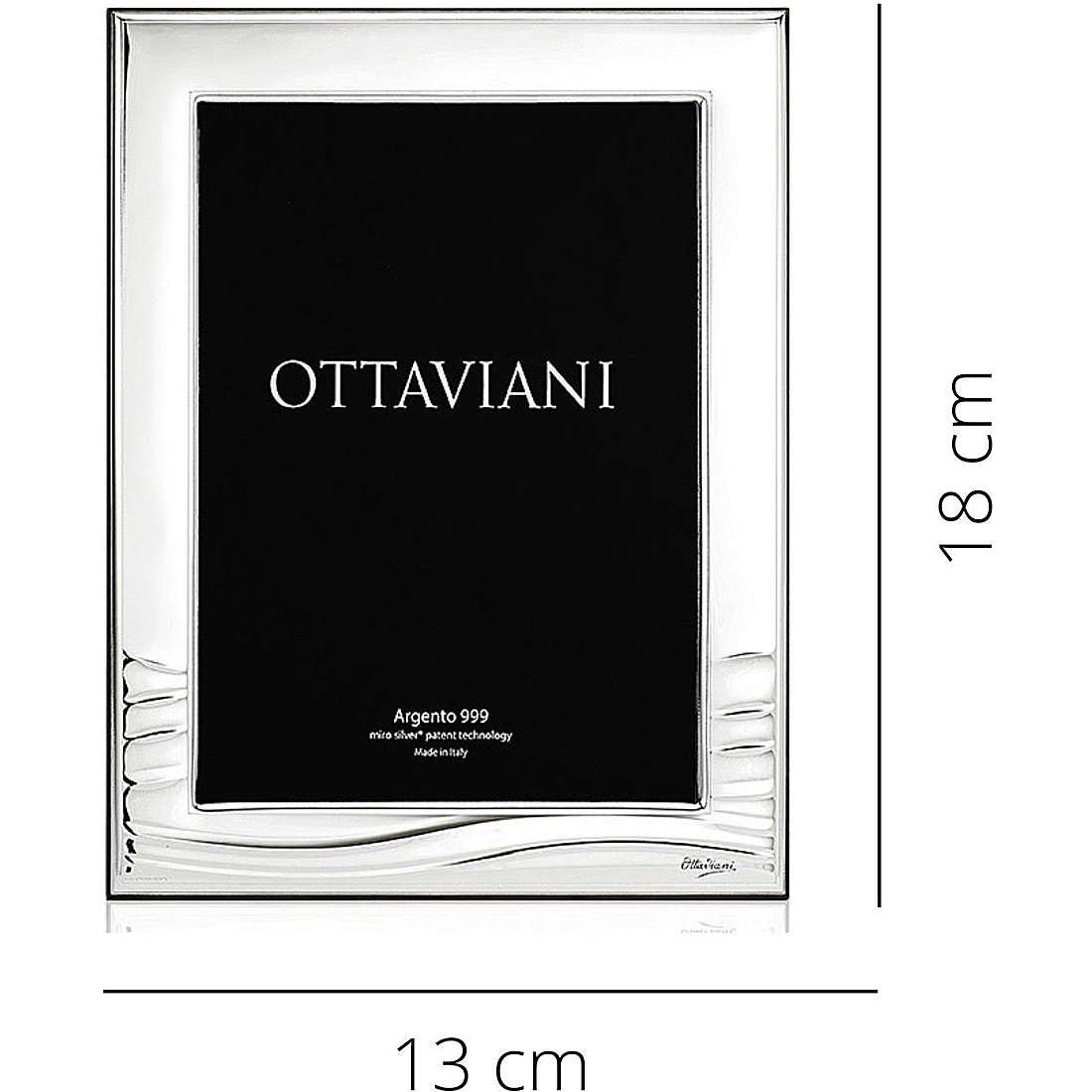 frame in silver Ottaviani Miro Silver 1002B