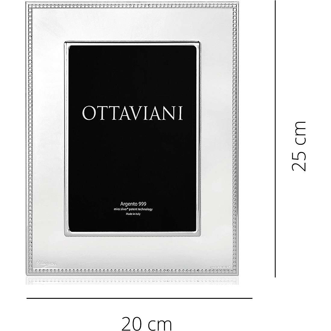 frame in silver Ottaviani Miro Silver 2001B