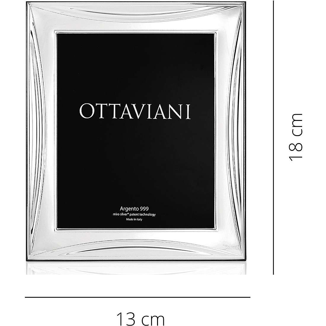 frame in silver Ottaviani Miro Silver 3001B
