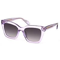 Just Cavalli woman transparent sunglasses." SJC02406SC