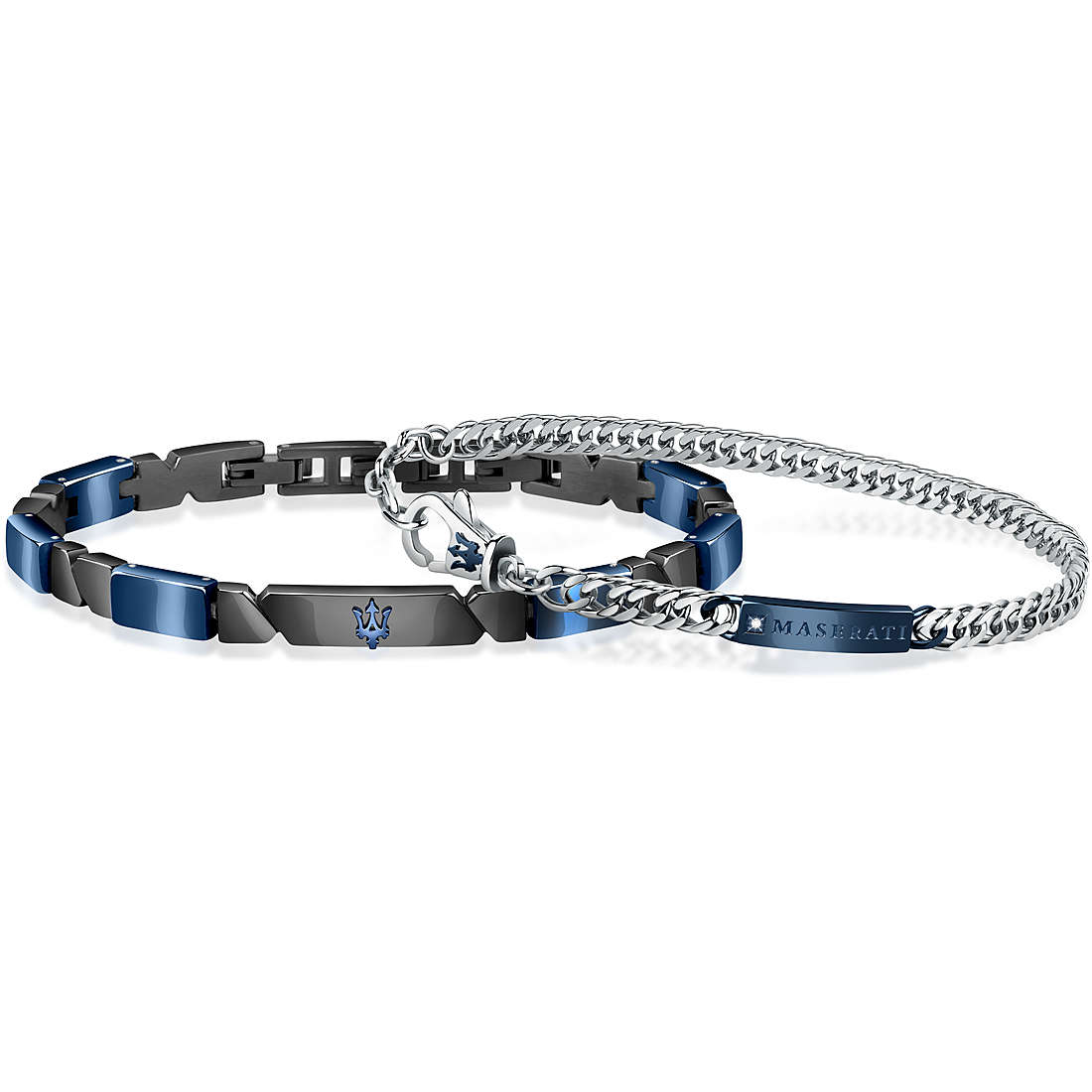 Maserati bracelet man Bracelet with 925 Silver Chain jewel JM221ATZ01