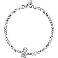Morellato Perla bracelet woman Bracelet with 925 Silver Chain jewel SAER47