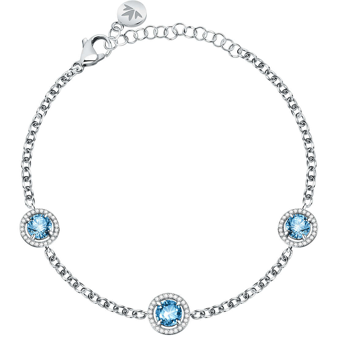 Morellato Tesori bracelet woman Bracelet with 925 Silver Charms/Beads jewel SAIW96