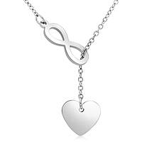 necklace girl Amomè with Pendant Heart AMC225S