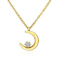 necklace girl with Amomè pendant Moon AMC419G