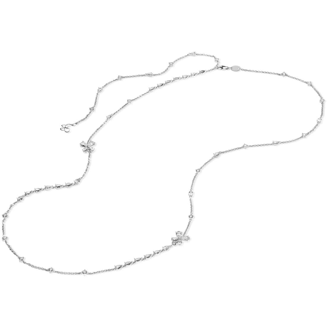necklace jewel 925 Silver woman jewel Crystals GLA 152