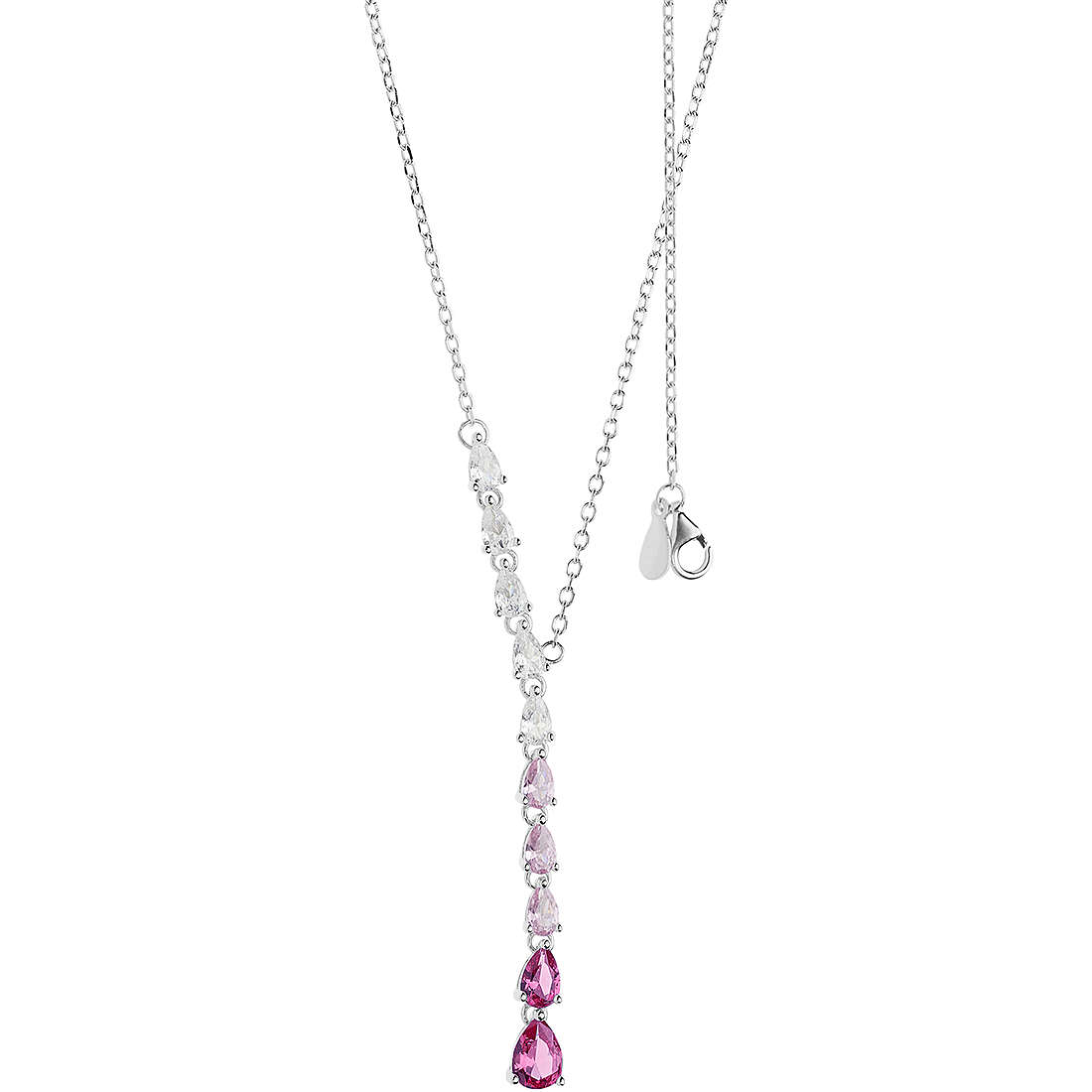 necklace jewel 925 Silver woman jewel Crystals GLA 241