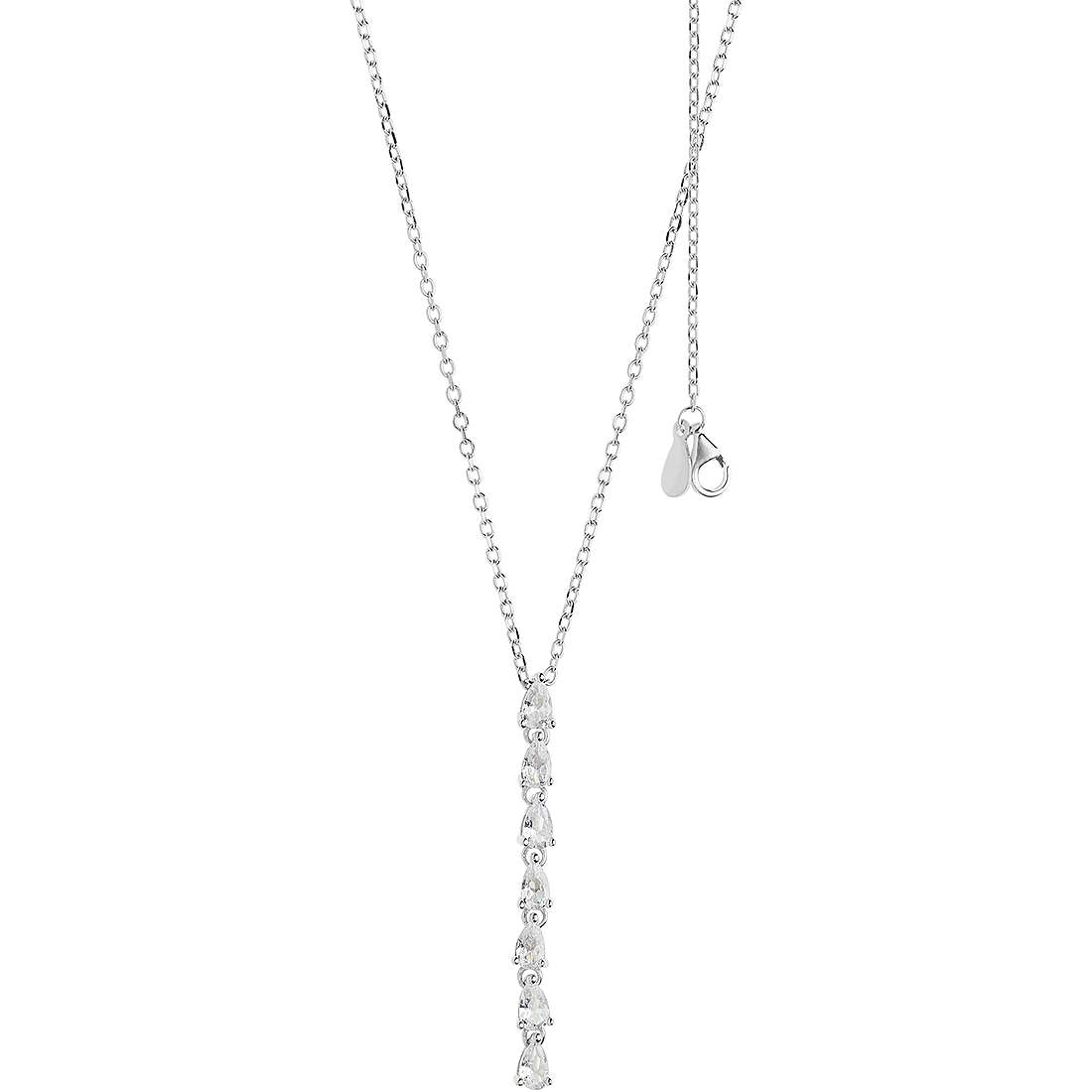 necklace jewel 925 Silver woman jewel Crystals GLA 243
