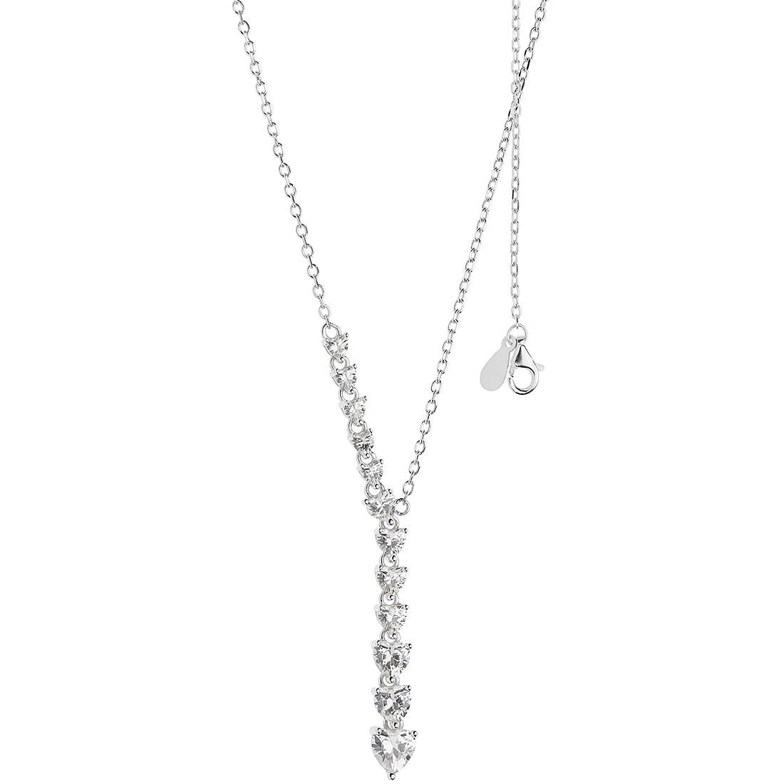 necklace jewel 925 Silver woman jewel Crystals GLA 244