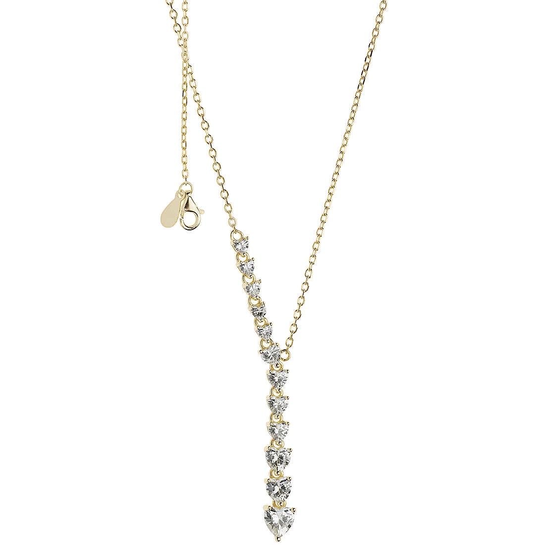 necklace jewel 925 Silver woman jewel Crystals GLA 246