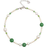 necklace jewel 925 Silver woman jewel Pearls GR754