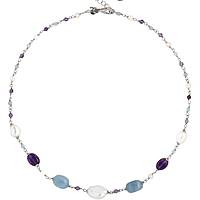 necklace jewel 925 Silver woman jewel Pearls GR800