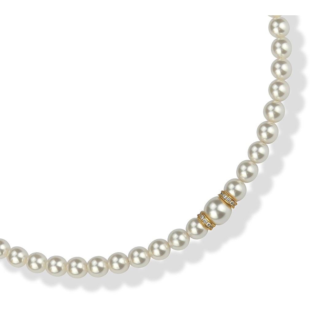 necklace jewel 925 Silver woman jewel Pearls GR815D