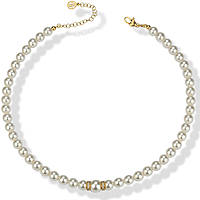 necklace jewel 925 Silver woman jewel Pearls, Zircons GR818D
