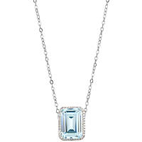 necklace jewel 925 Silver woman jewel Zircons, Crystals GR841A