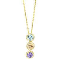 necklace jewel 925 Silver woman jewel Zircons, Crystals GR855DM