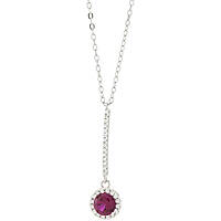 necklace jewel 925 Silver woman jewel Zircons, Crystals GR856R