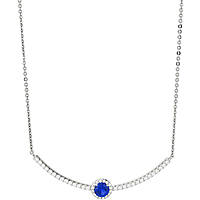 necklace jewel 925 Silver woman jewel Zircons, Crystals GR857B