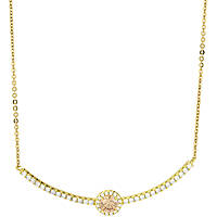 necklace jewel 925 Silver woman jewel Zircons, Crystals GR857DC
