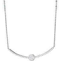 necklace jewel 925 Silver woman jewel Zircons, Crystals GR857W