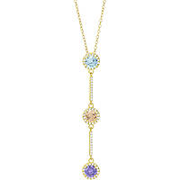 necklace jewel 925 Silver woman jewel Zircons, Crystals GR858DM