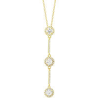 necklace jewel 925 Silver woman jewel Zircons, Crystals GR858DW