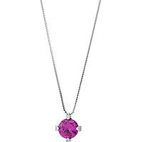 necklace jewel 925 Silver woman jewel Zircons, Crystals GR859R