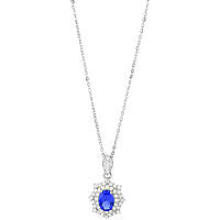 necklace jewel 925 Silver woman jewel Zircons, Crystals GR860B