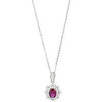 necklace jewel 925 Silver woman jewel Zircons, Crystals GR860R