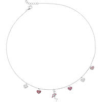 necklace jewel 925 Silver woman jewel Zircons GGR014