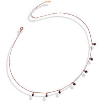 necklace jewel 925 Silver woman jewel Zircons GGR057RZ