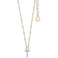 necklace jewel 925 Silver woman jewel Zircons GLA 192