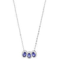 necklace jewel 925 Silver woman jewel Zircons GR862B