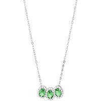 necklace jewel 925 Silver woman jewel Zircons GR862V
